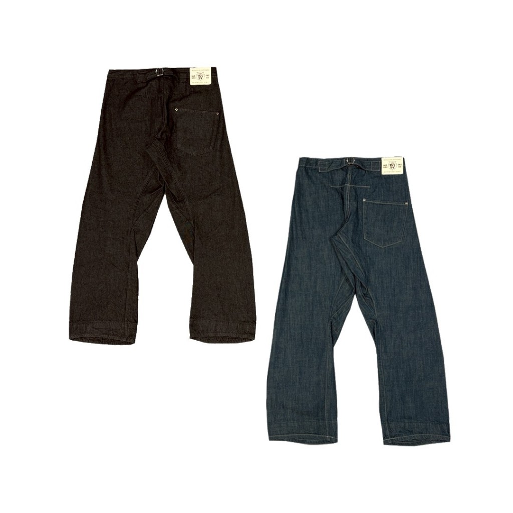 Whatdoubts Engineered jeans Balsam blue - Midnight black