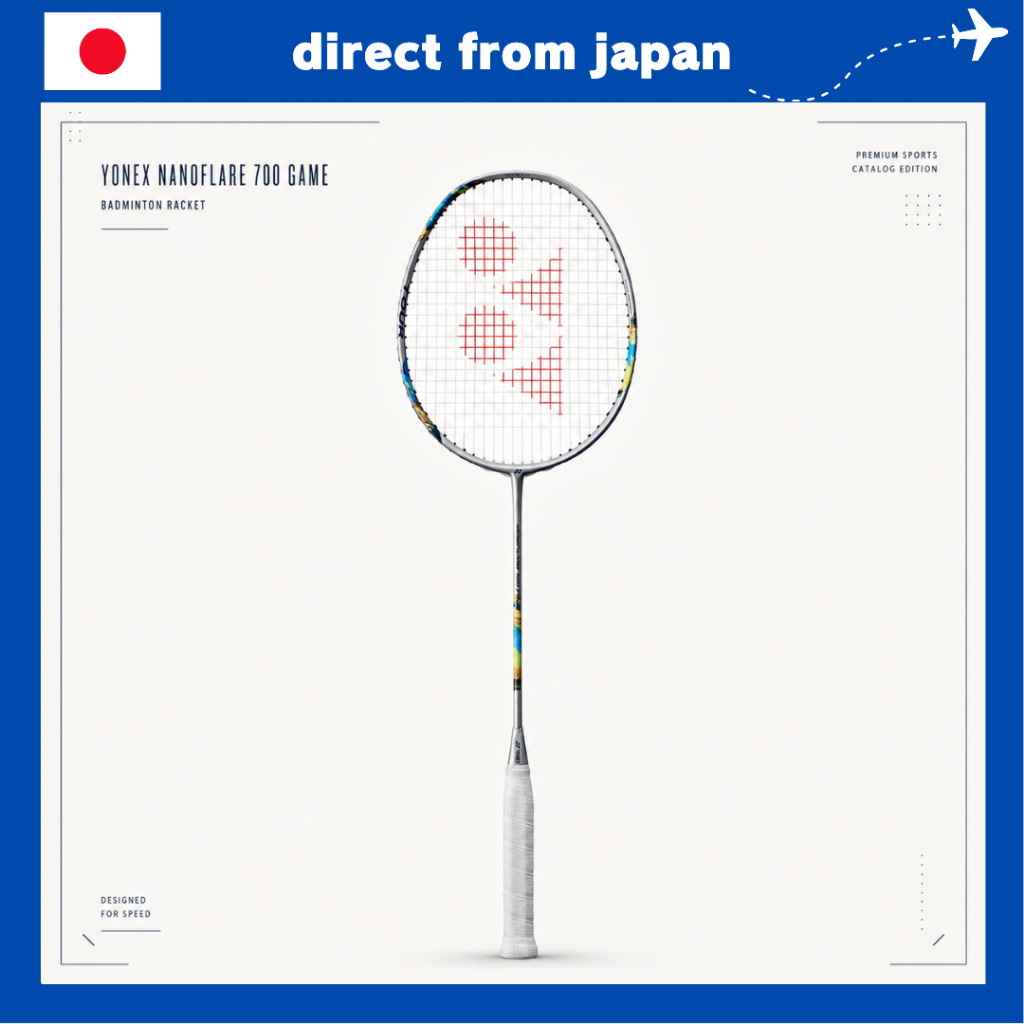 YONEX NANOFILARE 700 TOUR Badminton Racket 4U/5U Control Power Clear, Unstrung (Frame Only)