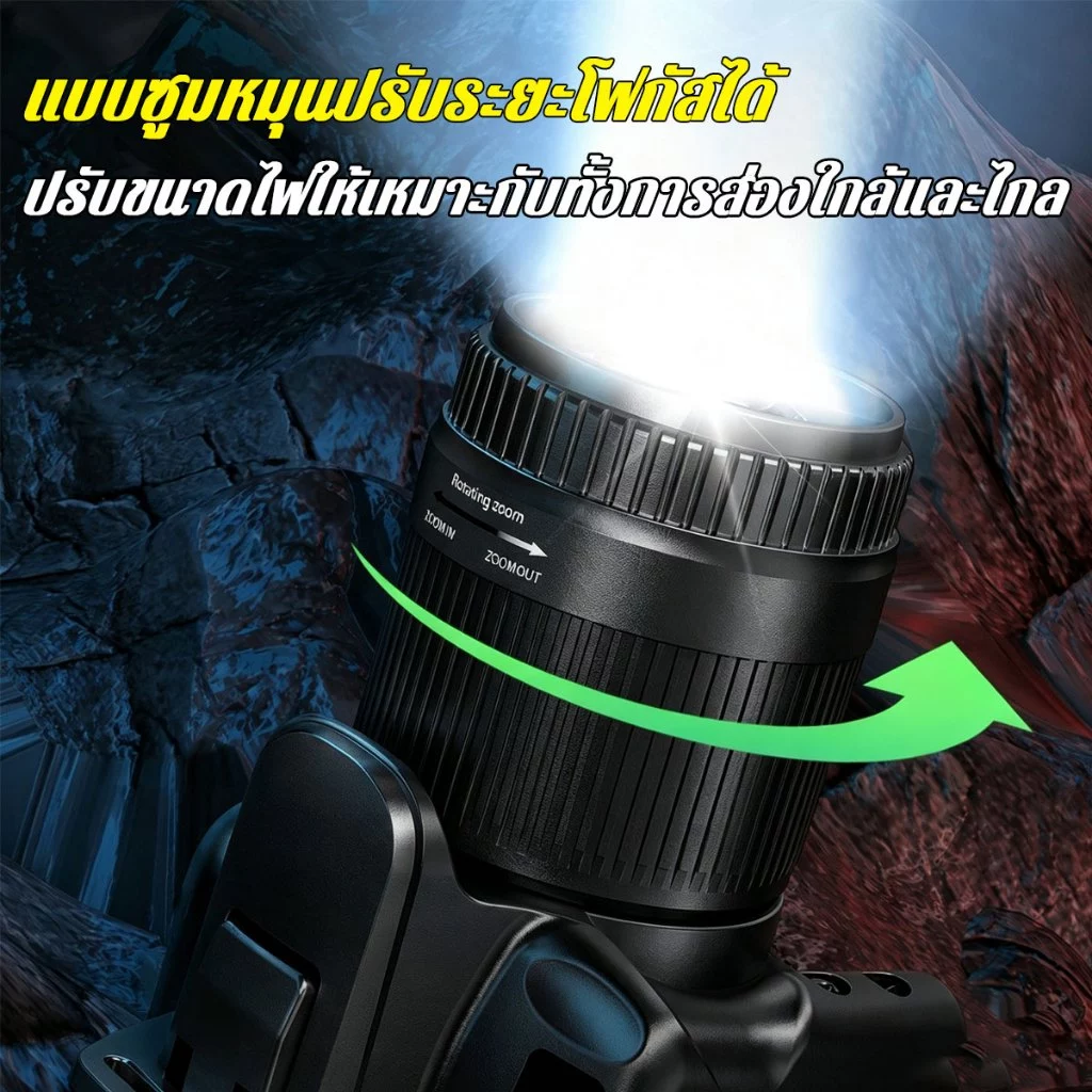 ไฟฉายคาดหัว Thaishun 3 โหมด thumbnail 9