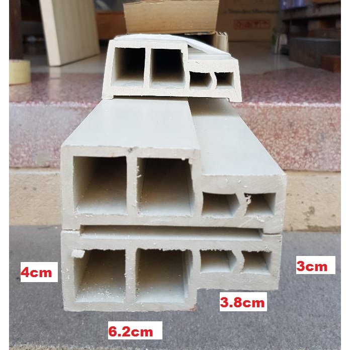 วงกบไม้สังเคราะห์ 2"x4" 90x200