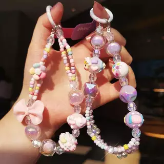 [Free Gift] พวงกุญแจห้อยมือถือ สายคล้องโทรศัพท์ พวงกุญแจน่ารัก สินค้าสมนาคุณ แบบสุ่ม