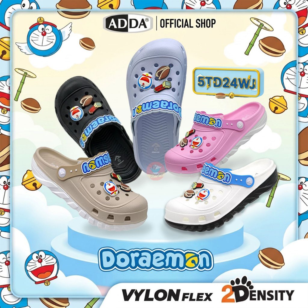 รองเท้า Adda 5TD24WC และ 5TD24WJ พื้น 2Density รองเท้าหัวโต แถมฟรี Jibbitz