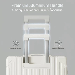 BAGOO กระเป๋าเดินทาง 20 24 นิ้ว มาพร้อมล้อเลื่อนเงียบ360 องศา ทนทาน Luggage