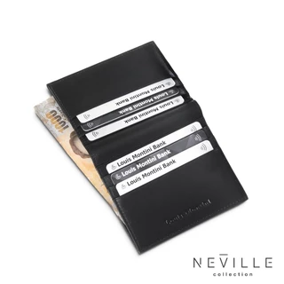 Louis Montini Cowhide Credit Card Holder กระเป๋าเก็บบัตร หนังวัวแท้ กระเป๋าใส่บัตรเครดิต WK23
