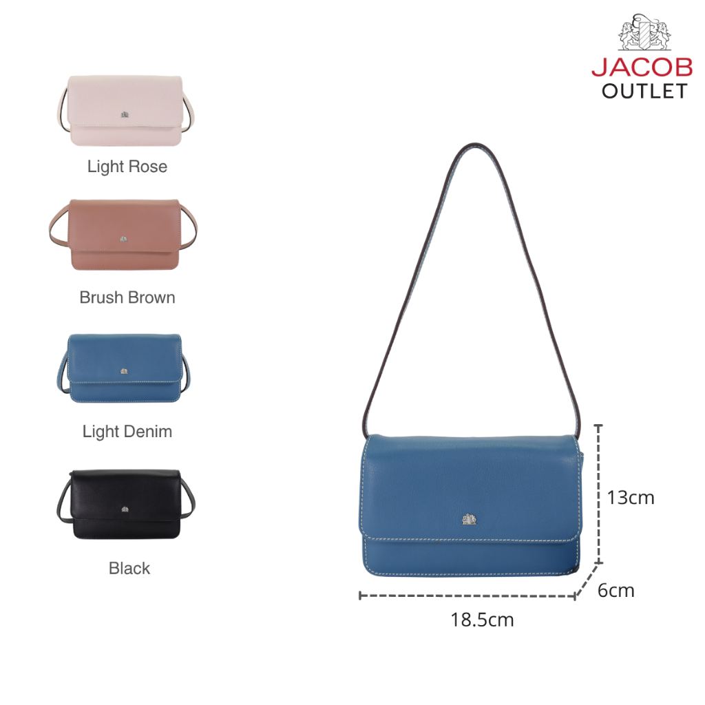 JACOB حقيبة كتف جلد طبيعي أنيقة 84344P — صورة 2