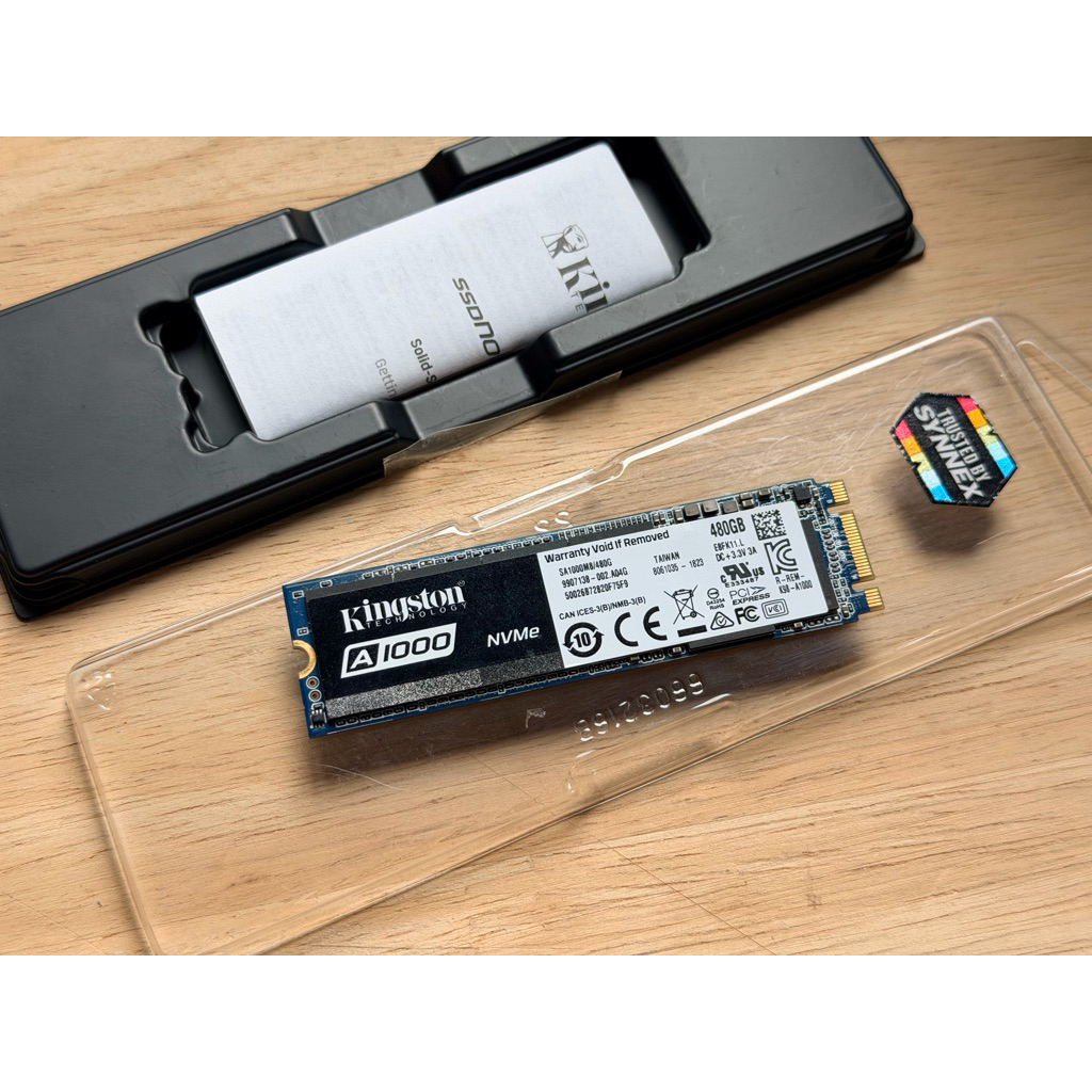 [มือสอง พร้อมส่ง]M.2 NVMe Kingston  A1000 480GB …!!!