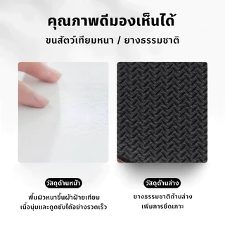 [1 แถม 1 / ชุด 2 ชิ้น] พรมห้องครัว พรมปูพื้นกันลื่น ดูดซับน้ำไว ดักฝุ่น หนานุ่ม พรมเช็ดเท้าแต่งครัว 40x120 ซม