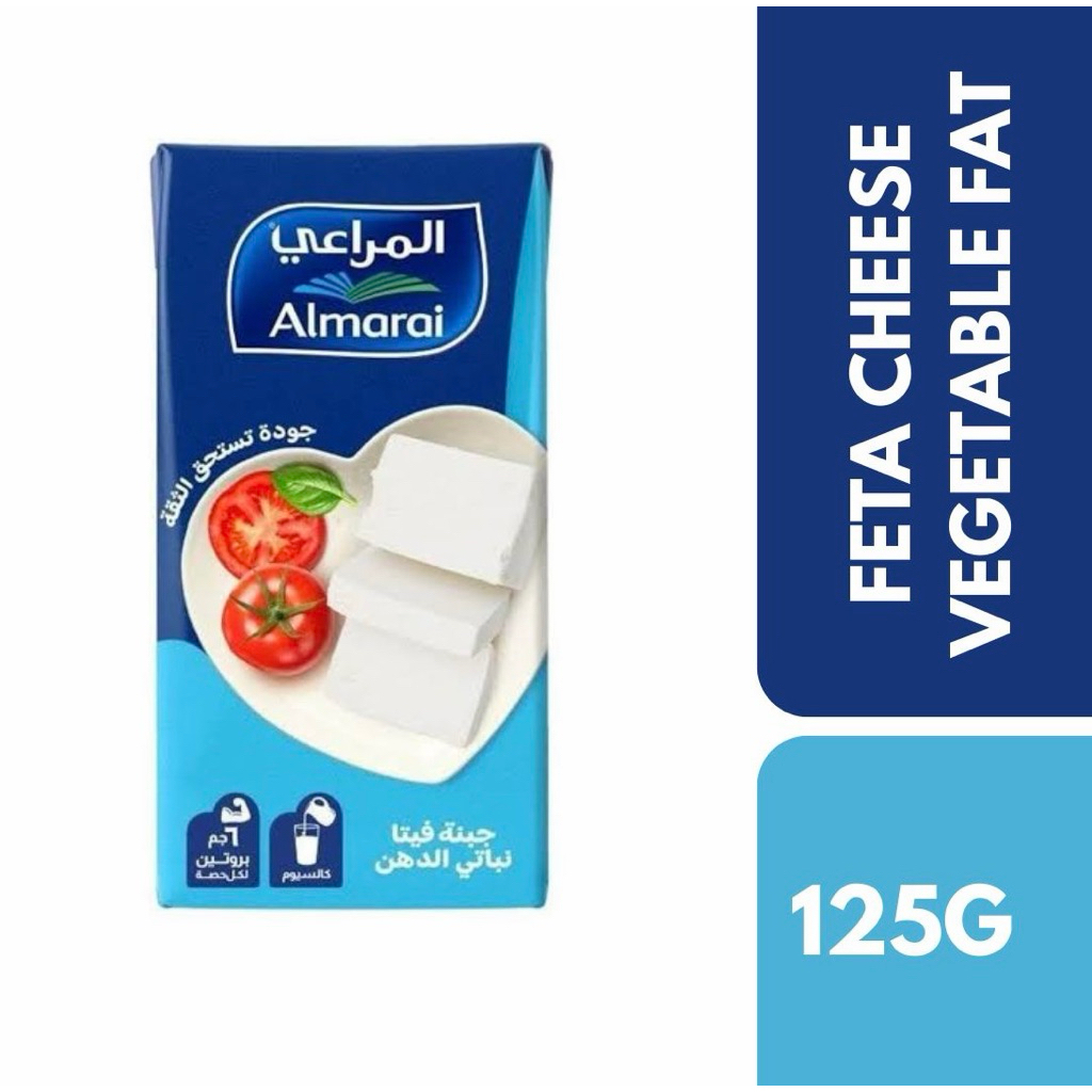Almarai Feta Cheese Vegetable Fat 125g++อัลมาไร เฟต้า ชีส ไขมันพืช 125 กรัม
