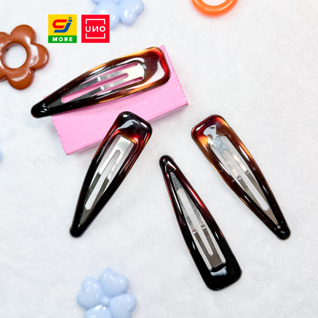 UNO กิ๊บติดผมสีเมทัลลิค 4 ชิ้น รุ่น 029