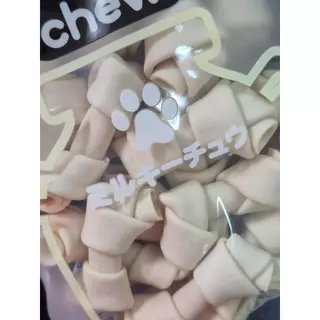 1239 Milky Chew / ขนมสุนัข ขนมหมา มิลกี้ชิว กระดูกเล็ก 15 ชิ้น ***1แถม1 138บาท