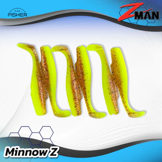 A12 เหยื่อปลายาง Z-Man รุ่น MINNOW ขนาด 3 นิ้ว (1ซอง 6ตัว)