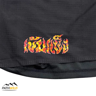 Khem khaeng Reflect (V.2.1) FIRE COLOR BLACK เข้มแข็งรันนิ่ง กางเกงสำหรับวิ่ง ออกกำลัง ผ้าแห้งเร็ว ซับในยาว