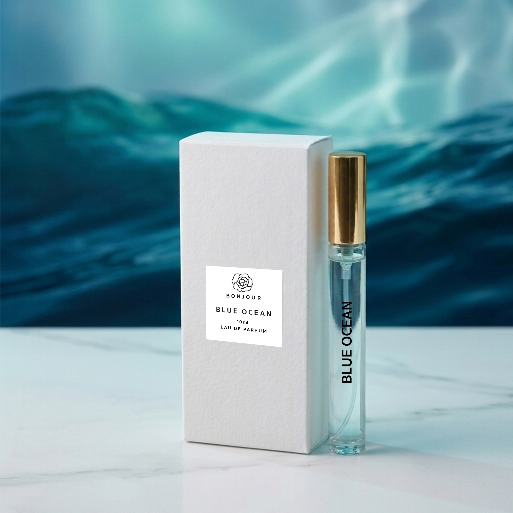 บงชูร์น้ำหอมพกพา / กลิ่นบลูโอเชี่ยน / Blue Ocean / 10ml [กลิ่นหอม ไม่ฉุน]