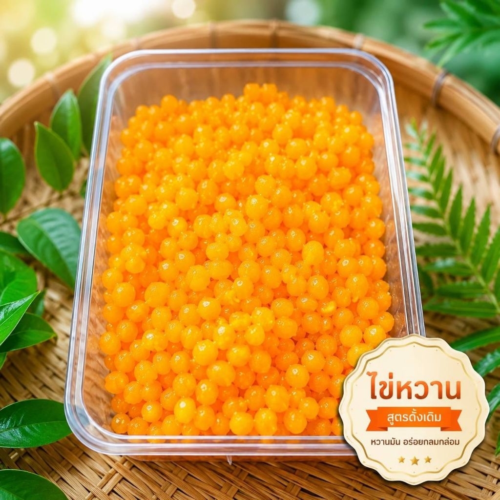 ทองหยอดไข่ปลา แพคละ149บ.น้ำหนัก500กรัม
