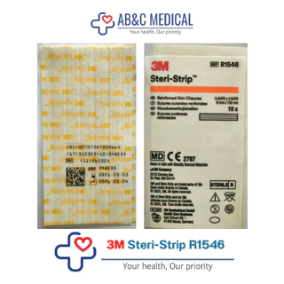 3M Steri Strip แผ่นเทปปิดแผล สเตอร์ไรด์ รหัสสินค้า Reinforced Skin Closures R1547 R1541 R1546 B1551