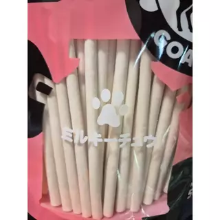 9929 Novee milky chew GOAT MILK STICKS / ขนมสุนัข ขนมหมา โนวี่ มิวกี้ชิว โกทมิลค์ สติ้ก 500กรัม***1แถม1 148บาท