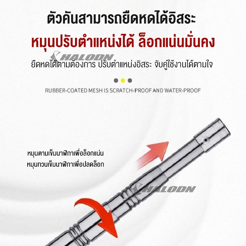 HALODN อวนจับปลา น้ำ ปลาอลูมิเนียมพับเก็บได้ รูปที่ 6