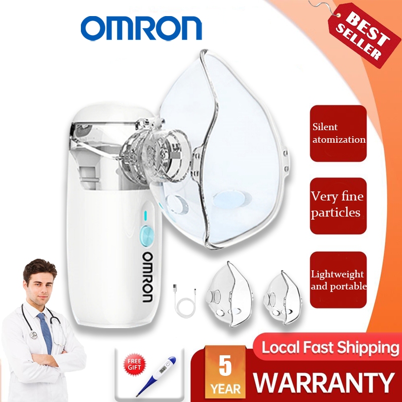 Omron Portable Nebulizer Silent Fine Mist Atomizer Lightweight for Home Travel Local Fast Shipping