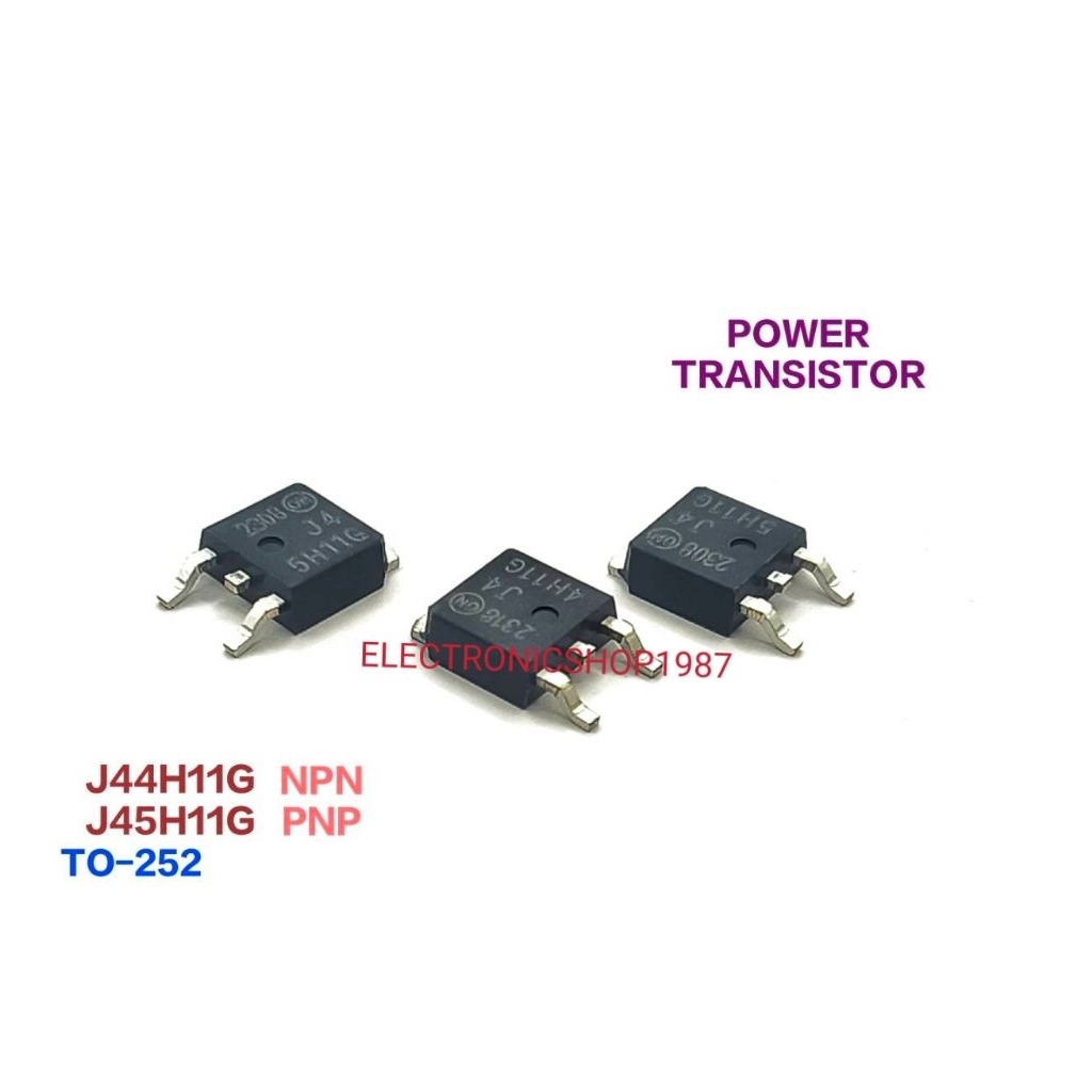 ราคา 1ตัว👉👉J44H11G J45H11G 44H11G 45H11G 4H11G 5H11G POWER TRANSISTOR TO-252 10A 80V ทรานซิสเตอร์ MJ