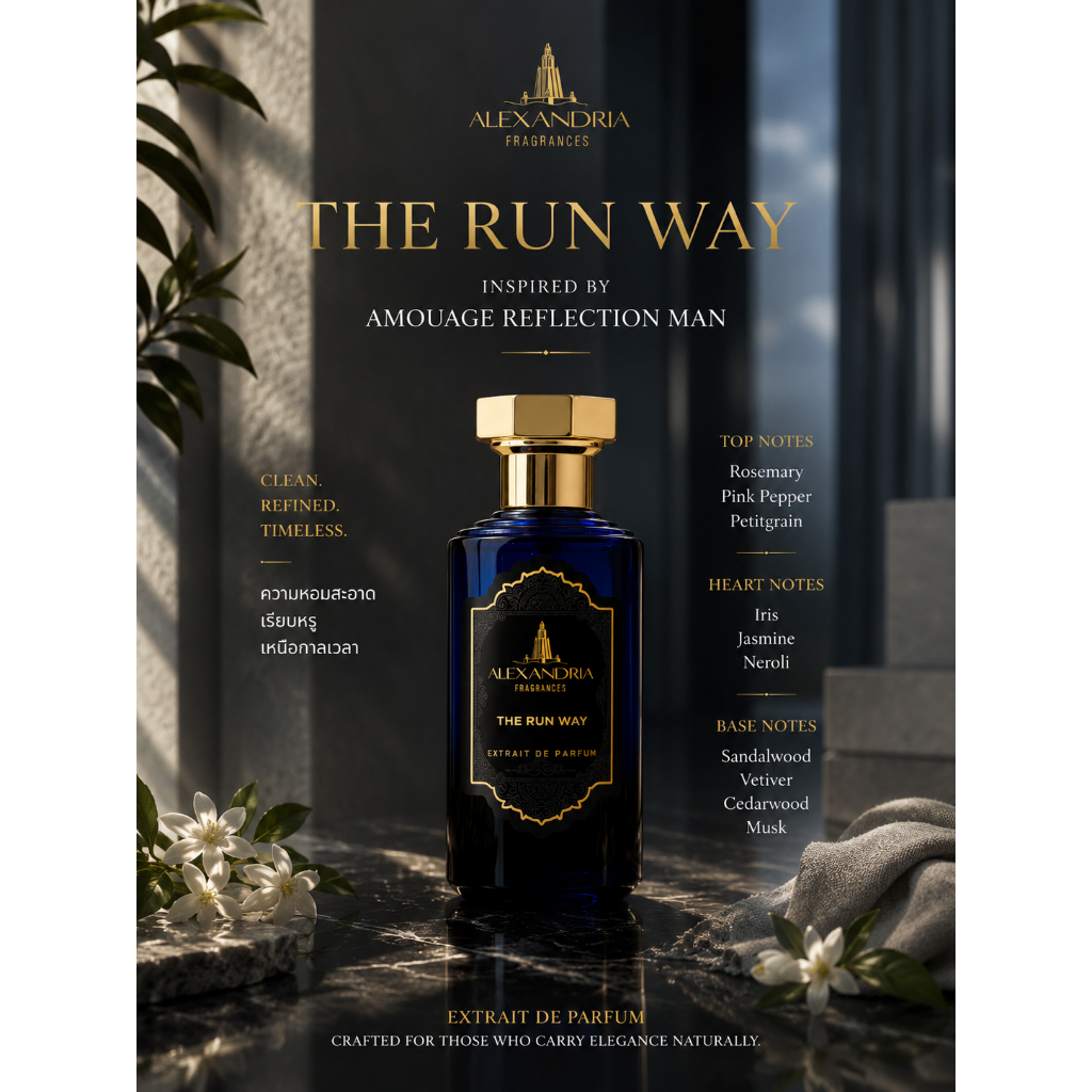 Alexandria Fragrances: The Run Way + The Run Way 45 (Amouage Reflection Man + Reflection man 45) 60m