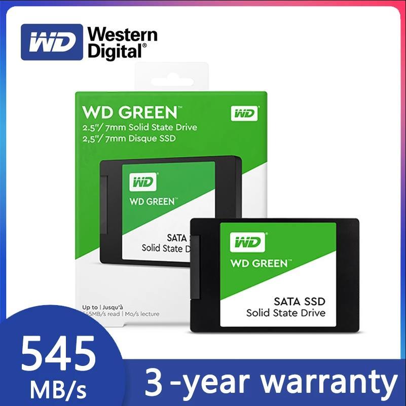 WD GREEN SSD 120GB 240GB 480GB 960GB SATA 3 2.5" เอสเอสดี เอสเอสดี for notebook รับประกัน 3 ป