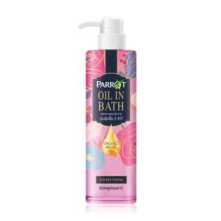 (แพ็คคู่ 2 ขวด) Parrot Oil in Bath สบู่เหลวแพรอท ผลิตภัณฑ์ทำความสะอาดผิวกาย ขนาด 400 มล.