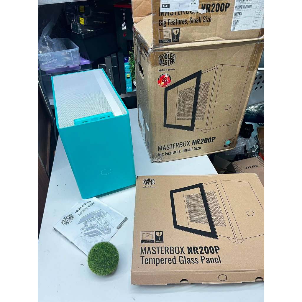 CASE (เคส) COOLER MASTER MASTERBOX NR200P ครบกล่อง พร้อม riser และ ฝากระจก
