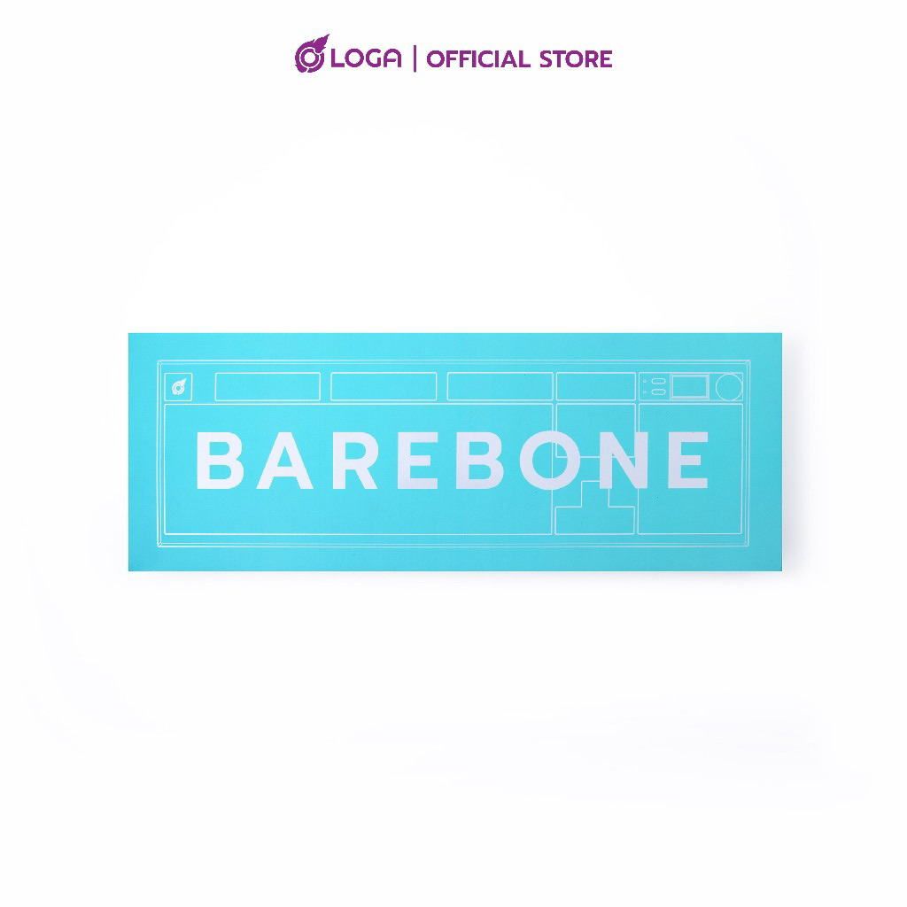 LOGA BASE 104s BAREBONE : Wireless Mechanical Keyboard คีย์บอร์ด สีฟ้าที่ทุกคนตามหาาา หายากมากกก 🩵 *