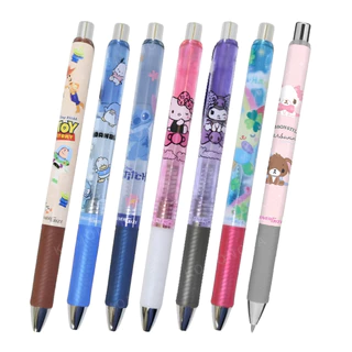 ดินสอกด Pentel Energize ดินสอกดเก็บหัวได้ ลาย ลิขสิทธิ์แท้ นำเข้าจากญี่ปุ่น Sanrio San-x Disney ชินจัง