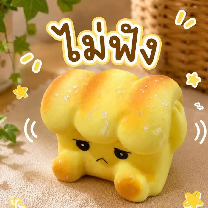 สกุชชี่ ขนมปัง ของเล่นบีบคลายเครียด Slow Rising Squishy Bread ASMR Fidget Toy นุ่มเด้ง ของเล่นเด็ก ของขวัญ