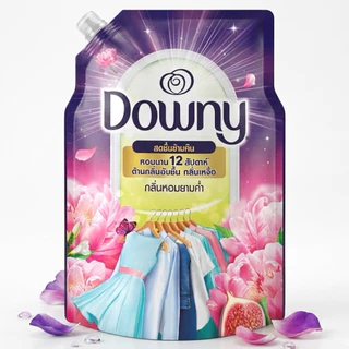 ** 1 - 1.2 ลิตร ** Downy ดาวน์นี่ น้ำยาปรับผ้านุ่ม สูตรเข้มข้น x 1 ถุง