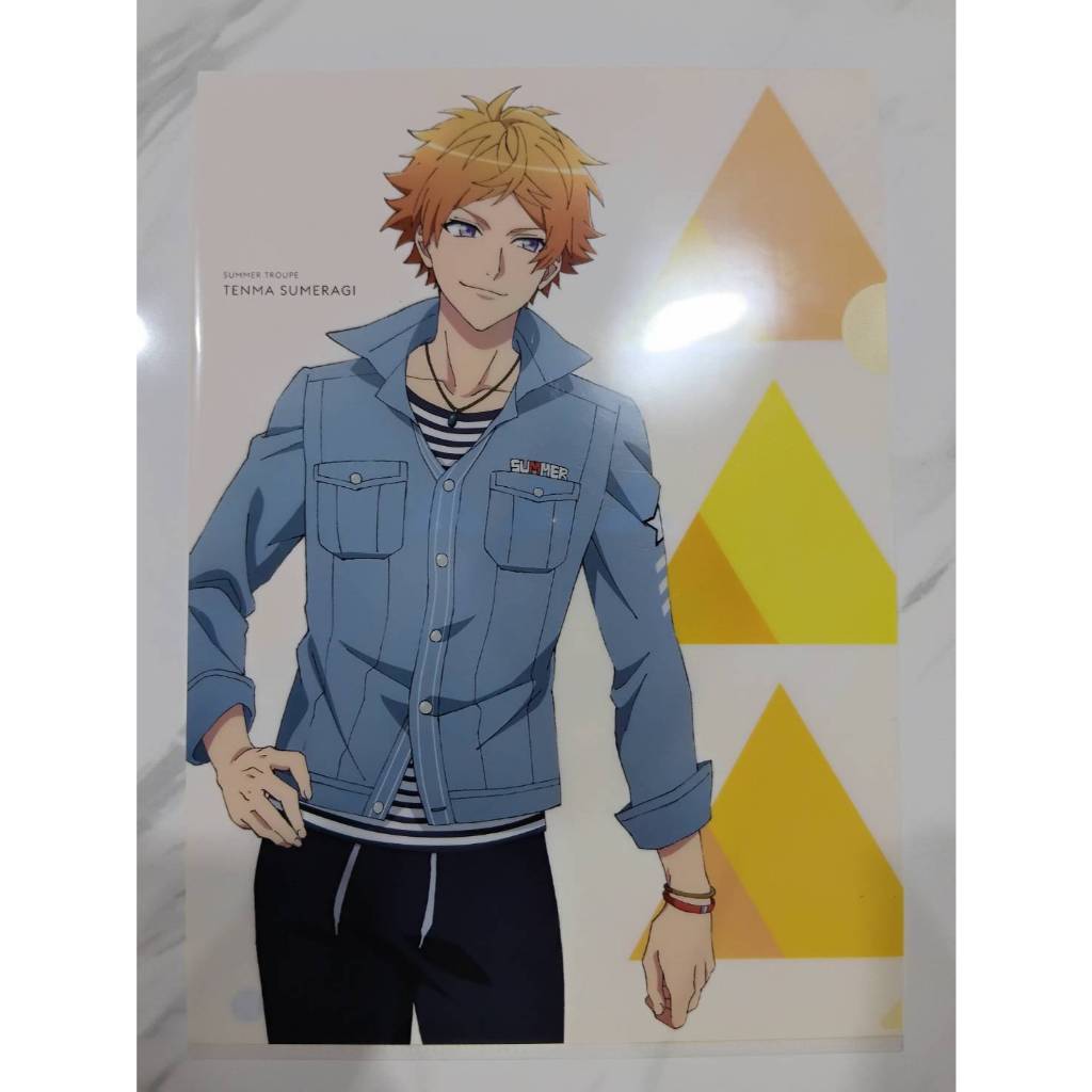 แฟ้มใส่เอกสาร ★Tenma Sumeragi-Sumeragi Tenma (CV: Takuya Eguchi)★A4Clear Fileขนาด22x31Cm.