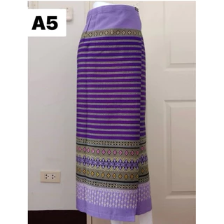 ผ้าถุงสำเร็จ ติดตะขอ พร้อมใส่ อัดกาวเรียบร้อย (สินค้าจริงไม่มีกระดุม)