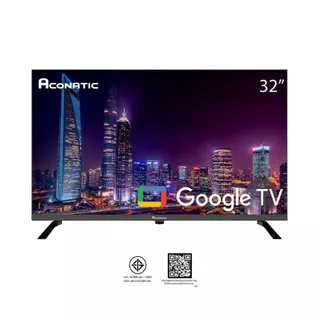 ACONATIC Smart TV LED HD Google รุ่น 32HS600AN 32 นิ้ว (รับประกัน 3 ปี) FramelessTV, รีโมท Voice Contral