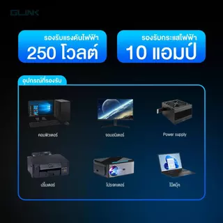 Glink GP1021 Cable AC Power 2Pin C7 3X0.75 SQ.MM. 1.8M/3M สายเพาเวอร์สำหรับปริ้นเตอร์ สายหนา ทนทาน มี มอก.