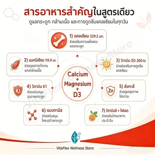 Blackmores Calcium Magnesium + D3 200 เม็ด บำรุงกระดูกและกล้ามเนื้อ เสริมการดูดซึมแคลเซียม ผู้ใหญ่ผู้สูงอายุ ออสเตรเลีย
