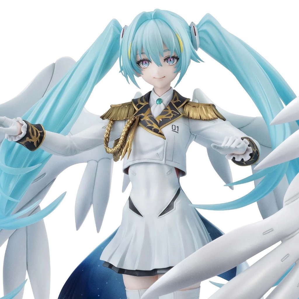 Bandai(บันได) MEGAHOUSE LUCREA MOBILE SUIT GUNDAM 45TH ANNIVERSARY X HATSUNE MIKU HATSUNE MIKU X WING GUNDAM ZERO EW
