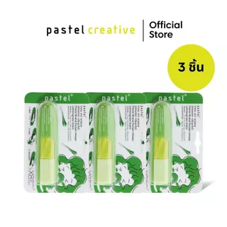 (แพ็ค 3 ชิ้น) pastel pocket inhaler ยาดมชนิดพกพากลิ่นตะไคร้ หอมสมุนไพร