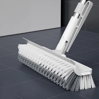 แปรงขัดพื้นห้องน้ำ4in1 หมุนหัวได้180องศา ด้ามยาวปรับความสูง ขัดพื้นกระเบื้อง ซอกห้องน้ำ พื้นสวน ครัวได้ทั่วไป COD