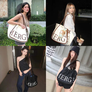 🔥แบรนด์แท้✅💯(ใช้โค้ดลดได้)Merge A Day Bag Tote Bag Medium Merge Official กระเป๋า กระเป๋าTote กระเป๋าโท ของแท้