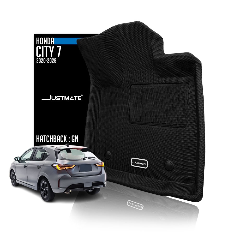 [JUSTMATE] HONDA พรมปูพื้นรถยนต์ CITY 7 :GN HATBACK  2020 - 2026  5 ประตู ใช้ได้กับ น้ำมัน และ e:HEV