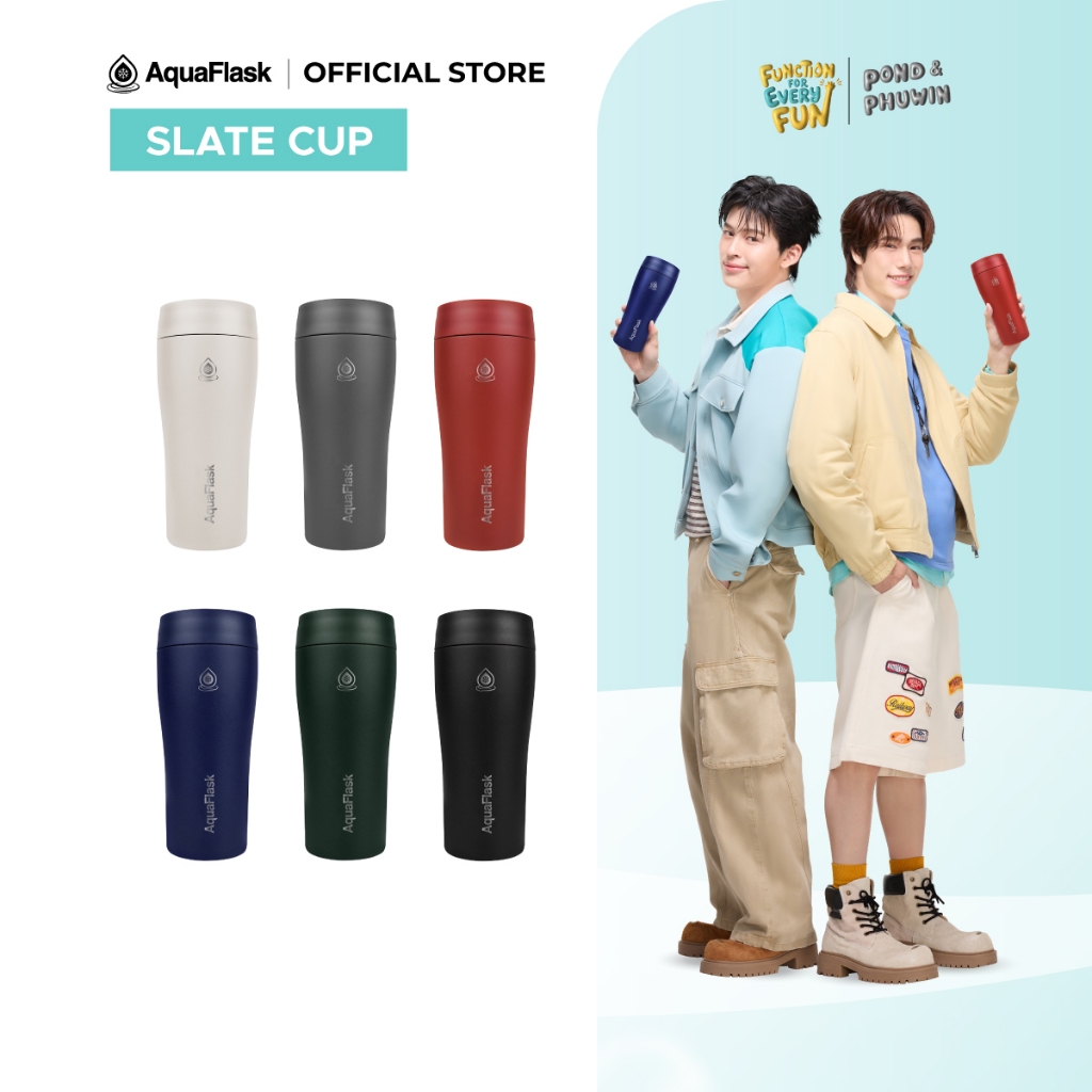 AquaFlask Slate Cup (12oz/16oz) แก้วเก็บความร้อนและเย็น