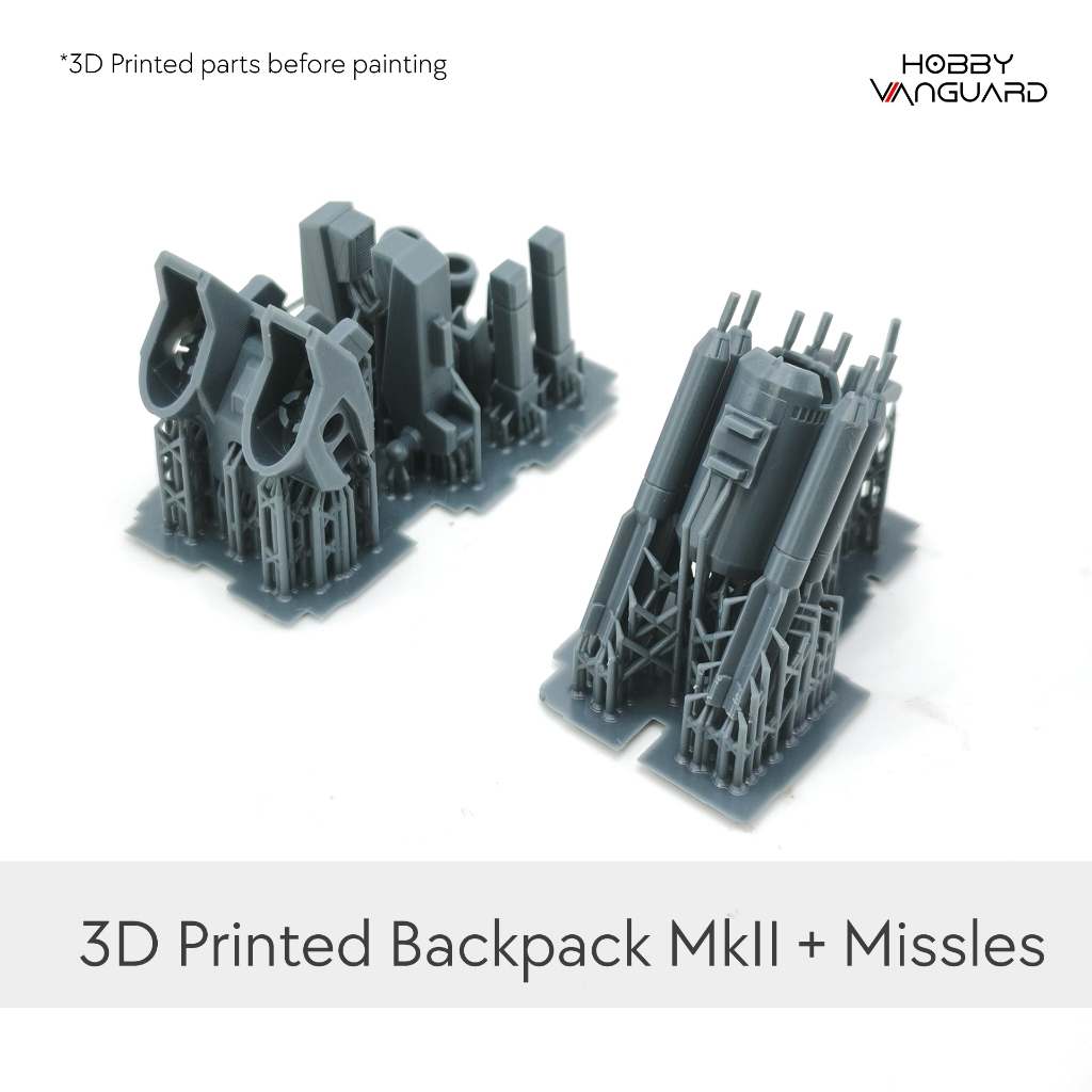 3D Printed Backpack MKII with Missles รูปที่ 7