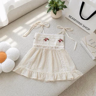 เสื้อส่ายเดี่ยวอก 34-44 แต่งฉลุหน้าผูกสายเอง ( Anna )