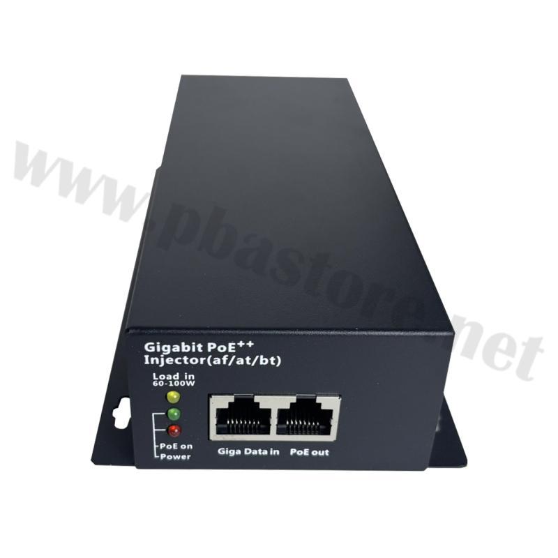 PoE Injector 1G (10/100/1000M) 90W POE++ IEEE802.3 AF/AT/BT IP Camera & Access Point (Metal Shell) ร