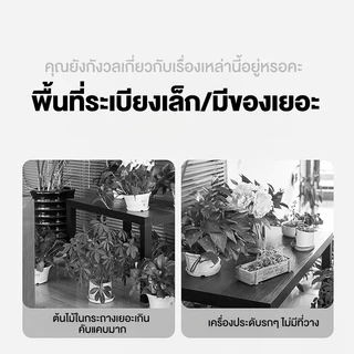 ชั้นวางต้นไม้ โครงเหล็กเคาร์บอน/โครงสแตนเลส รับน้ำหนักได้ 120กก.กันน้ำกันสนิม วางต้นไม้ต่างๆได้มั่นใจ