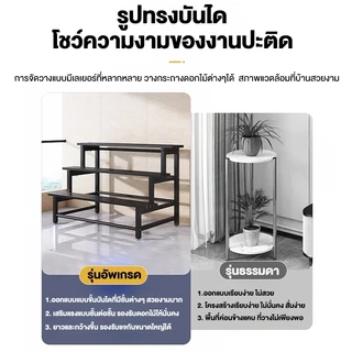 ชั้นวางต้นไม้ โครงเหล็กเคาร์บอน/โครงสแตนเลส รับน้ำหนักได้ 120กก.กันน้ำกันสนิม วางต้นไม้ต่างๆได้มั่นใจ