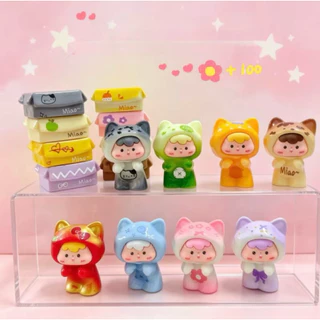 [8pcs]เรซิ่น น้องแมว Miao 8 สี งานเรืองแสง น่าสะสม มาครบ พร้อมส่งจากไทย