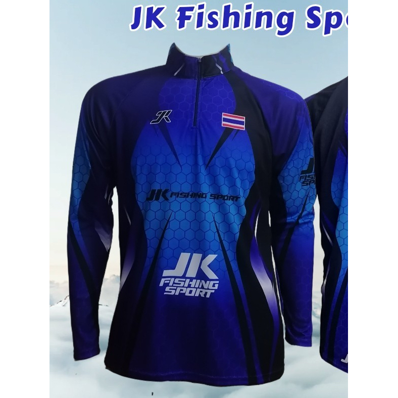 ๋JK FISHING SPORT V3 เสื้อตกปลาแขนยาว JK Thailand กันยูวีป้องกันรังสี UV 80%