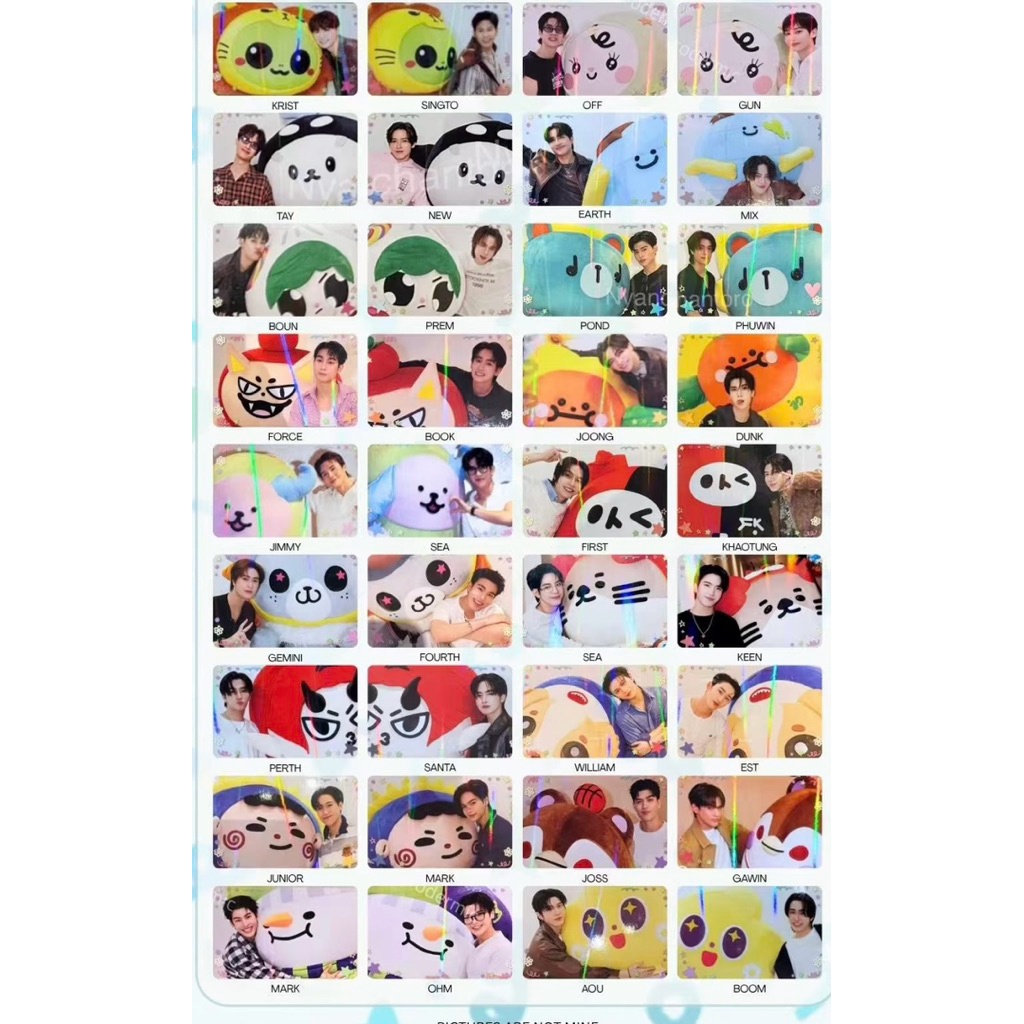 พร้อมส่ง‼️✨แบบแยกใบ GMMTV (TAIPEI) BOYS RANDOMCARD HAPPY FAM BONDS🩷🩷